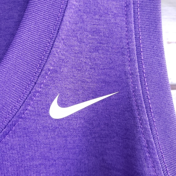 Nike heathered dri-fit tank purple - Picture 2 of 4